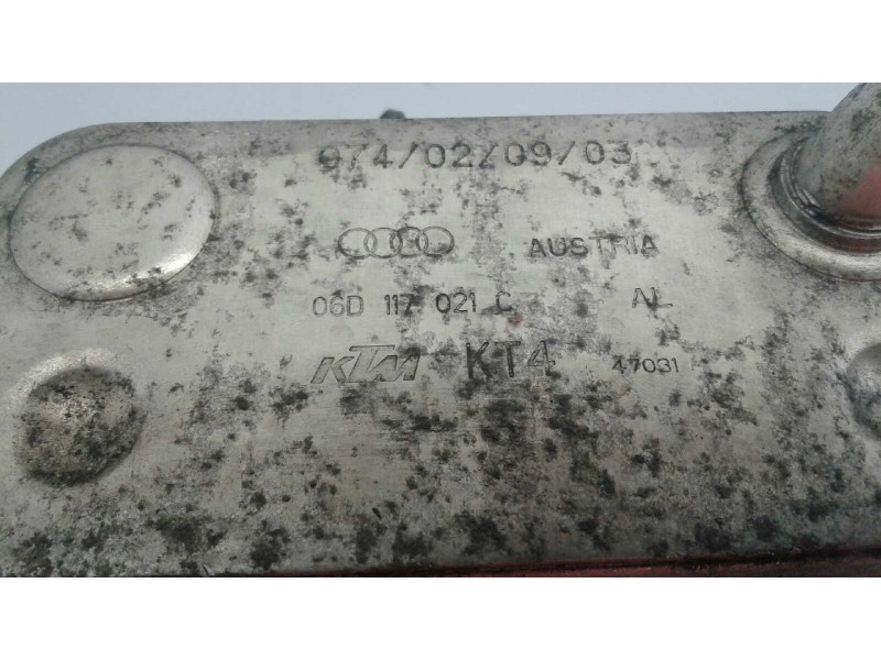 Recambio de enfriador aceite motor para audi a3 (8p) 2.0 fsi ambition referencia OEM IAM 06D117021C  