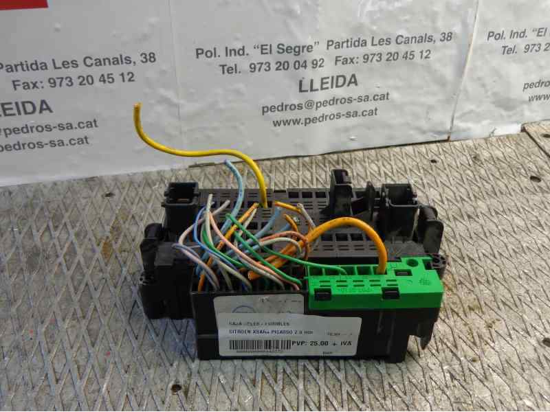 Recambio de caja fusibles para citroën xsara picasso 2.0 hdi referencia OEM IAM 655671  