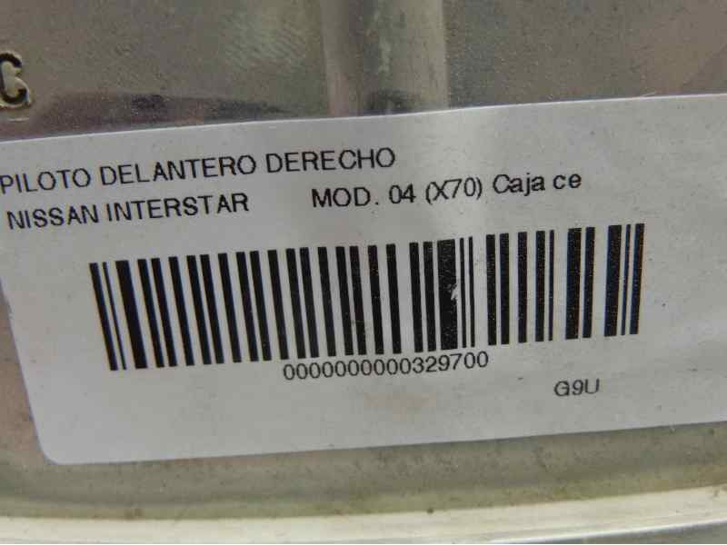 Recambio de piloto delantero derecho para nissan interstar mod. 04 (x70) 2.5 dci diesel cat referencia OEM IAM   