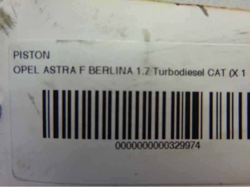 Recambio de piston para opel astra f berlina 1.7 turbodiesel cat (x 17 dtl / 2h8) referencia OEM IAM   