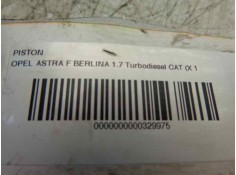 Recambio de piston para opel astra f berlina 1.7 turbodiesel cat (x 17 dtl / 2h8) referencia OEM IAM    2