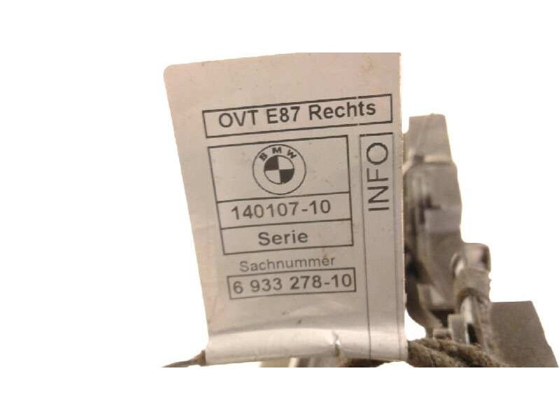 Recambio de maneta exterior trasera derecha para bmw serie 1 berlina (e81/e87) 120d referencia OEM IAM 51217207552  