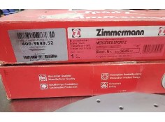 Recambio de disco freno delantero para mercedes clase m (w164) referencia OEM IAM 400.3649.52   2