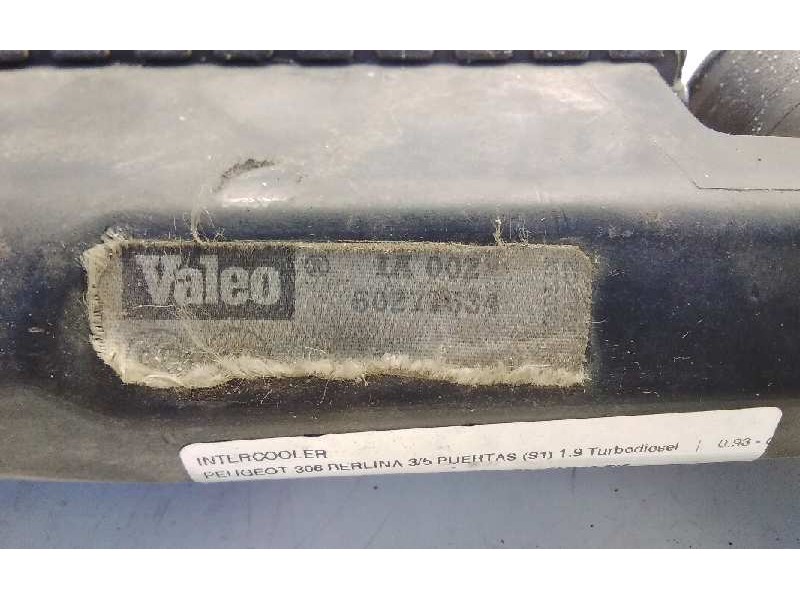 Recambio de intercooler para peugeot 306 berlina 3/5 puertas (s1) 1.9 turbodiesel referencia OEM IAM 50277634  
