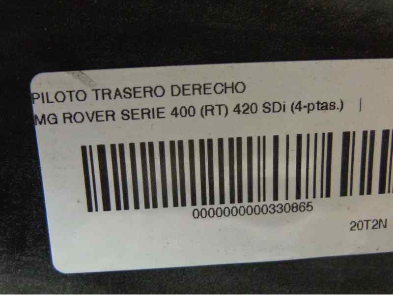 Recambio de piloto trasero derecho para mg rover serie 400 (rt) 2.0 turbodiesel referencia OEM IAM   