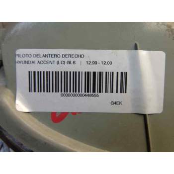 Recambio de piloto delantero derecho para hyundai accent (lc) gls referencia OEM IAM   