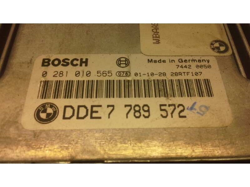Recambio de centralita motor uce para bmw serie 3 berlina (e46) 320d referencia OEM IAM 0281010565 DDE7789572 