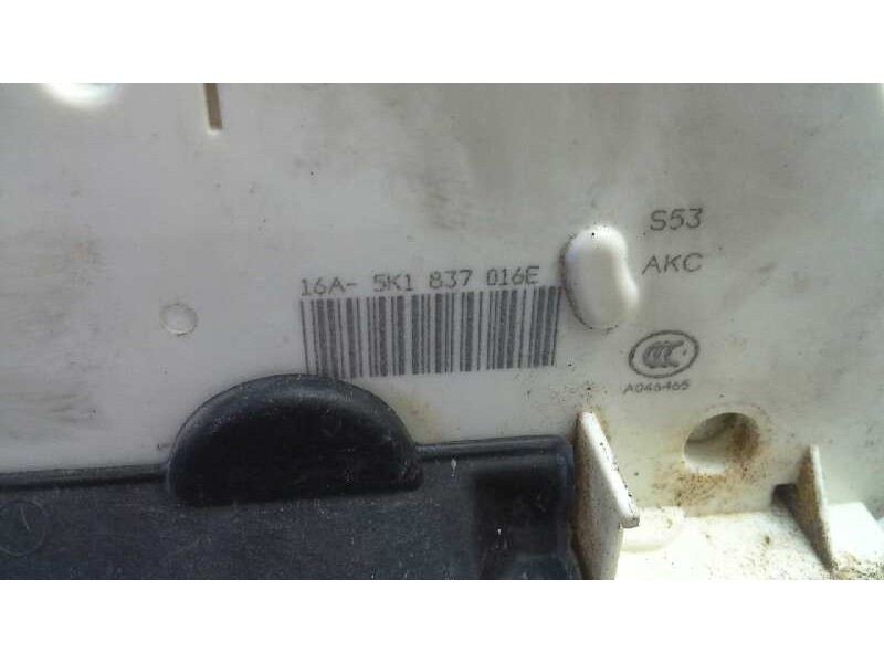 Recambio de cerradura puerta delantera derecha para seat leon (5f1) style referencia OEM IAM 5K1837016E  