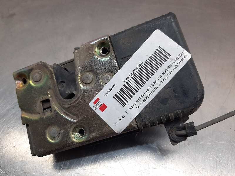 Recambio de cerradura puerta delantera derecha para peugeot 306 berlina 3/4/5 puertas (s2) graffic referencia OEM IAM 9136J0  