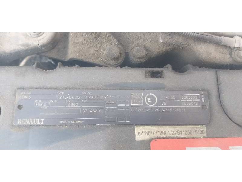 Recambio de motor completo ind para renault midlum fg xxx.10    e4 corto referencia OEM IAM DXI  
