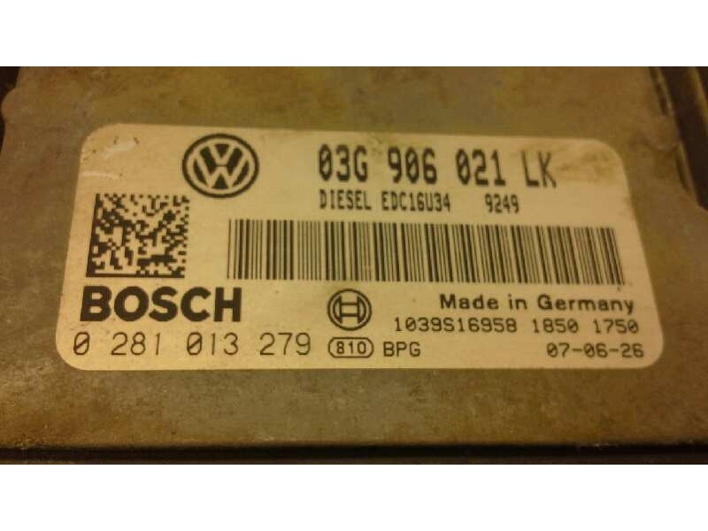 Recambio de centralita motor uce para seat leon (1p1) sport limited referencia OEM IAM 0281013279 329 