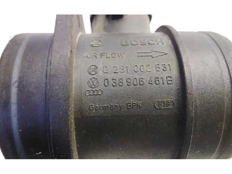 Recambio de caudalimetro para seat leon (1p1) 1.9 tdi referencia OEM IAM 038906461B  