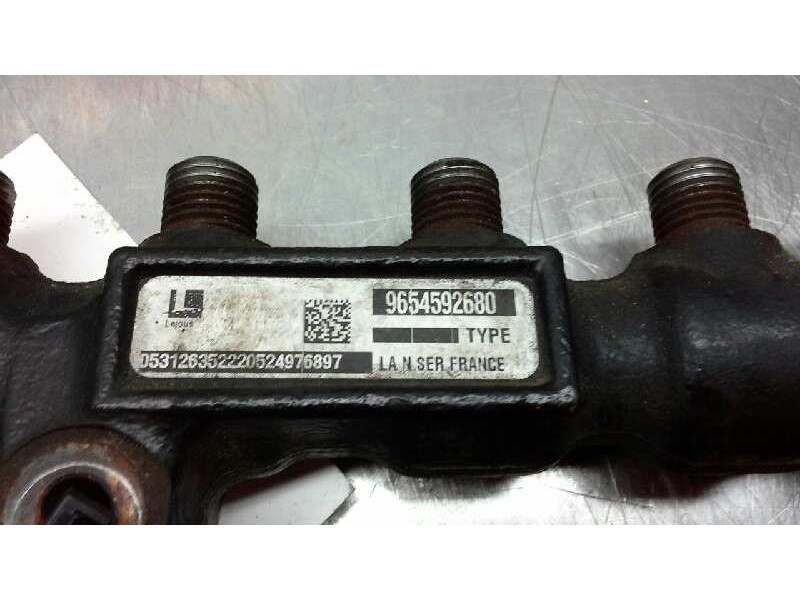 Recambio de rampa inyectora para citroen c3 hdi 92 exclusive referencia OEM IAM 9654592680  