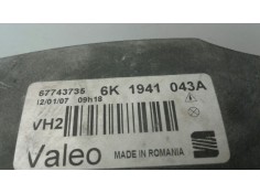 Recambio de faro izquierdo para seat ibiza (6k1) select referencia OEM IAM 6K1941043A   2