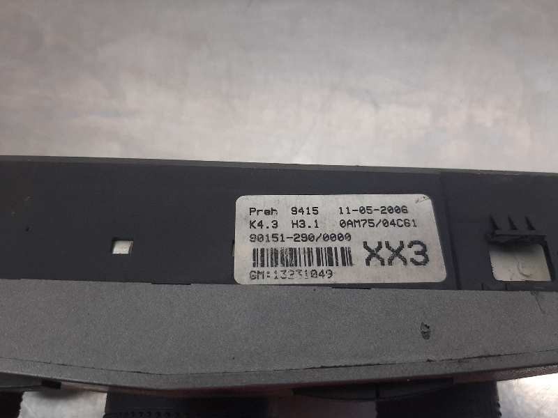 Recambio de mando climatizador para opel zafira b cosmo referencia OEM IAM 13231049  