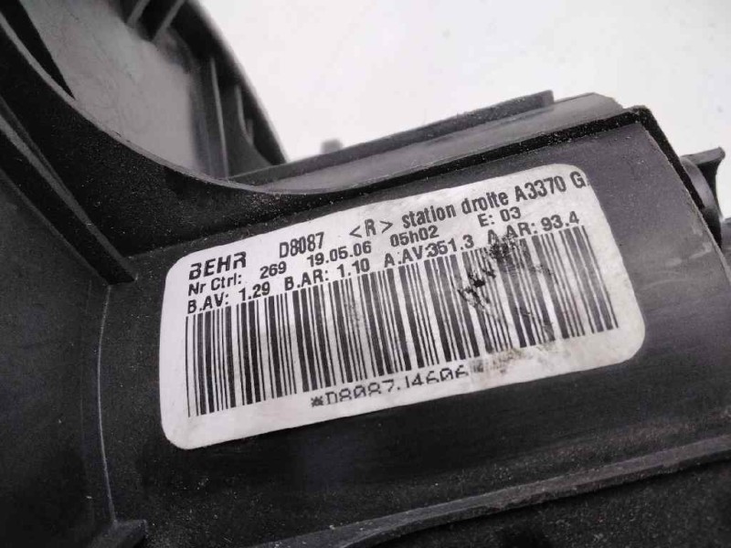 Recambio de motor calefaccion para opel zafira b cosmo referencia OEM IAM D808714606  