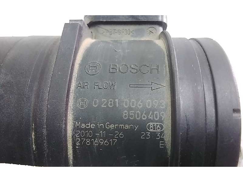 Recambio de caudalimetro para bmw serie 3 berlina (e90) 320d referencia OEM IAM 0281006093 8506409 