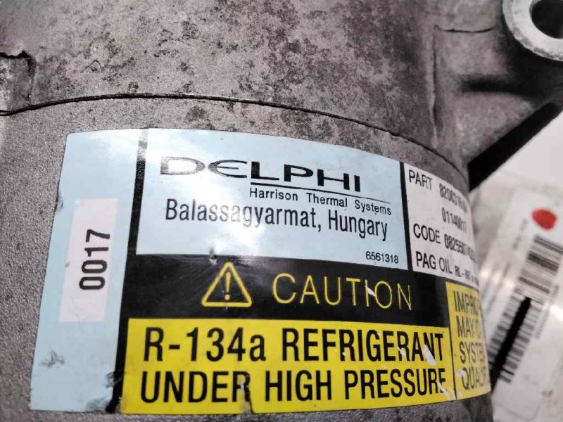 Recambio de compresor aire acondicionado para renault scenic ii confort expression referencia OEM IAM 6561318 8200316164 