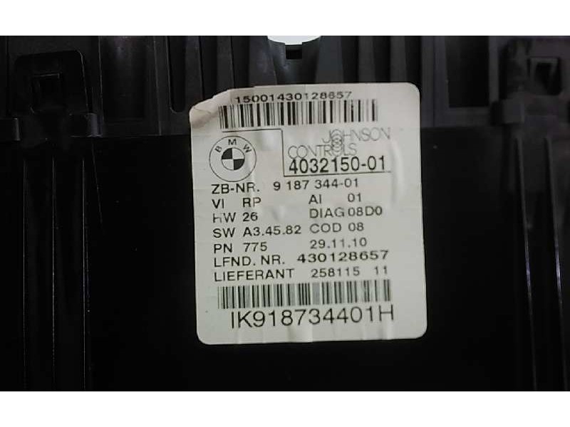 Recambio de cuadro instrumentos para bmw serie 3 berlina (e90) 320d referencia OEM IAM 403215001  