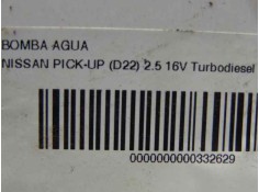 Recambio de bomba agua para nissan pick-up (d22) 2.5 16v turbodiesel cat referencia OEM IAM    2