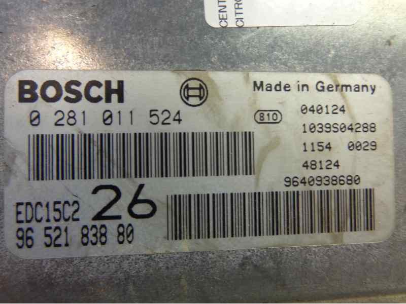 Recambio de centralita motor uce para citroen c5 berlina 2.0 hdi exclusive automático referencia OEM IAM 0281011524 344 