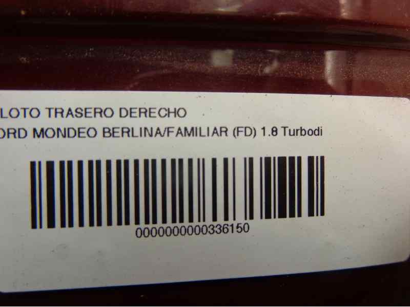 Recambio de piloto trasero derecho para ford mondeo berlina/familiar (fd) 1.8 turbodiesel referencia OEM IAM   