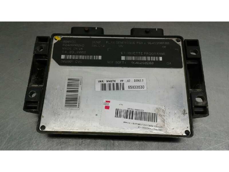 Recambio de centralita motor uce para citroen berlingo 1.9 diesel referencia OEM IAM 65833530 332 