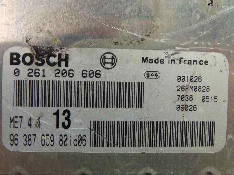 Recambio de centralita motor uce para citroen xsara coupe 1.6i 16v vts referencia OEM IAM 0261206606 9638765980 