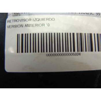 Recambio de retrovisor izquierdo para renault trafic (desde 5.89) referencia OEM IAM   104388
