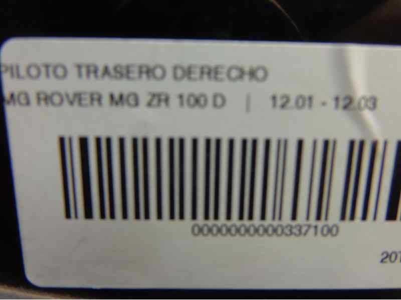 Recambio de piloto trasero derecho para mg rover mg zr 2.0 idt cat referencia OEM IAM   