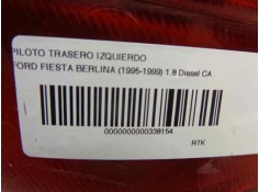Recambio de piloto trasero izquierdo para ford fiesta berlina 1.8 diesel cat referencia OEM IAM    2