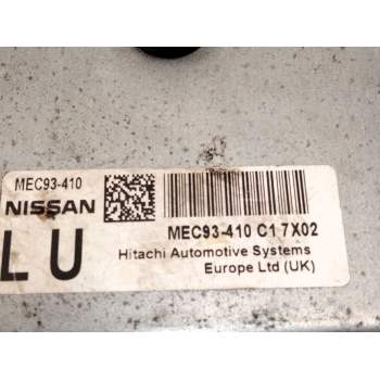 Recambio de centralita motor uce para nissan qashqai i (j10, nj10) 2.0 referencia OEM IAM MEC93410  