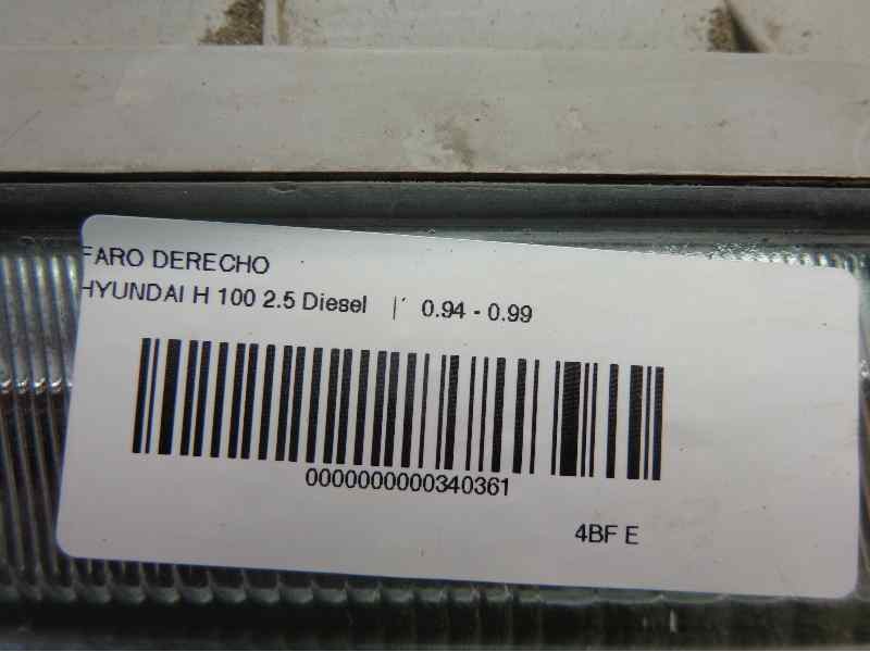Recambio de faro derecho para hyundai h 100 2.5 diesel referencia OEM IAM   
