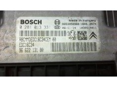 Recambio de centralita motor uce para peugeot 207 1.6 16v hdi fap referencia OEM IAM 0281013331   2