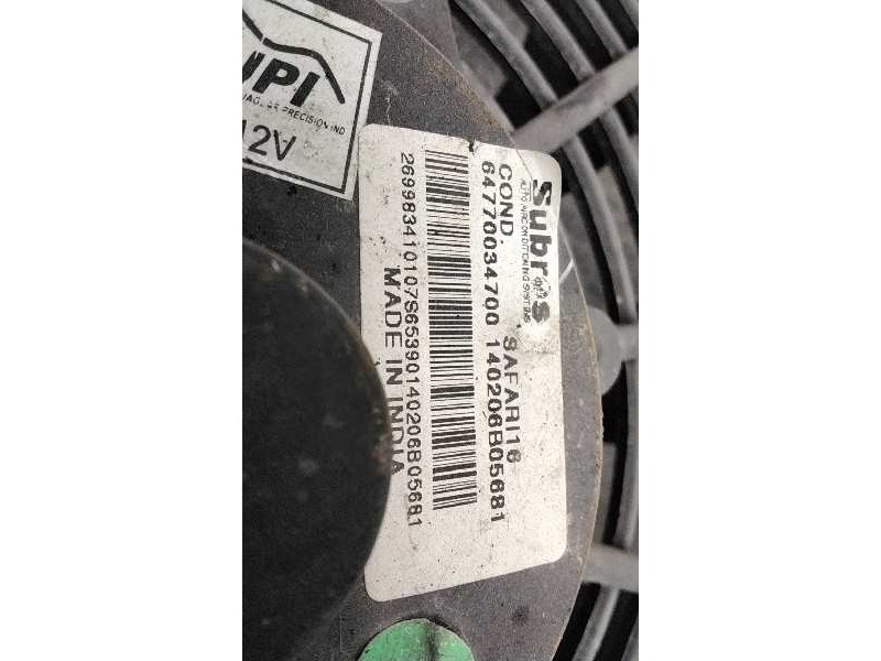 Recambio de electroventilador para tata safari grand safari dicor referencia OEM IAM 64770034700  