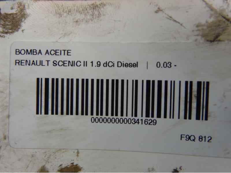 Recambio de bomba aceite para renault scenic ii 1.9 dci diesel referencia OEM IAM   