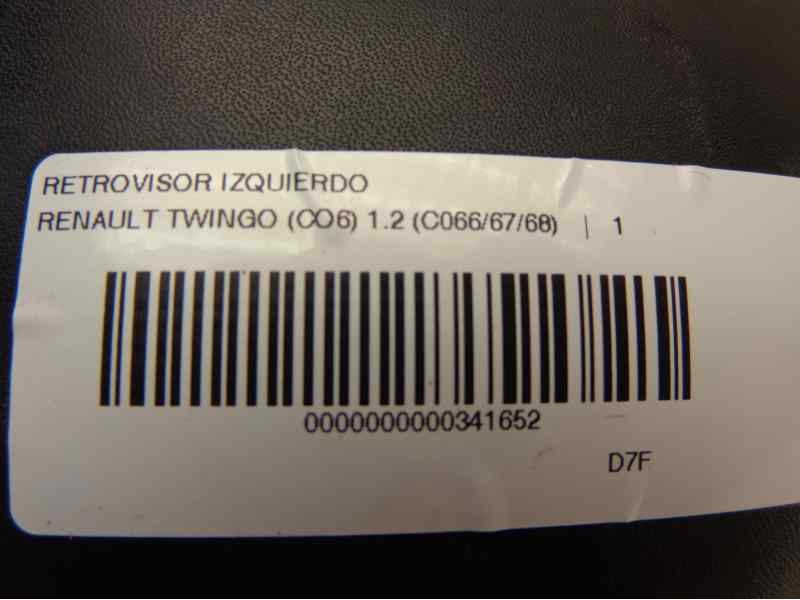 Recambio de retrovisor izquierdo para renault twingo (co6) 1.2 (c066/67/68) referencia OEM IAM 7701367759  