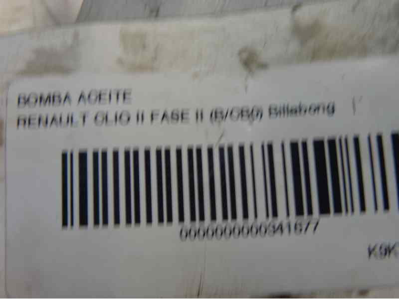 Recambio de bomba aceite para renault clio ii fase ii (b/cb0) 1.5 dci diesel referencia OEM IAM   