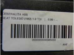 Recambio de centralita abs para seat toledo (1m2) 1.9 tdi referencia OEM IAM    2