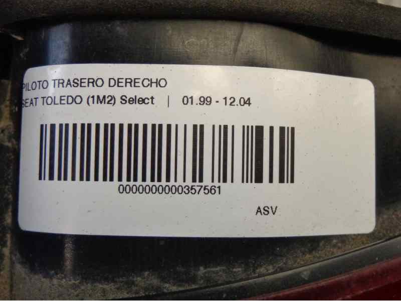 Recambio de piloto trasero derecho para seat leon (1m1) 1.9 tdi referencia OEM IAM   