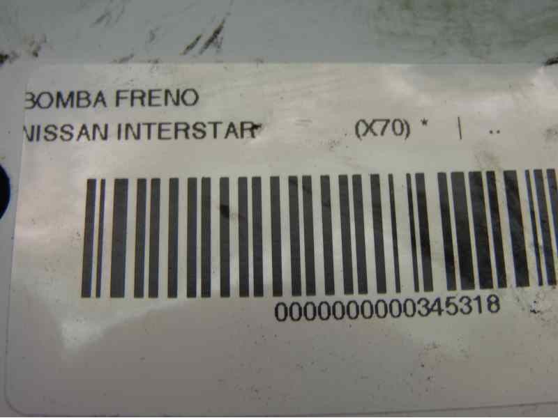 Recambio de bomba freno para nissan interstar (x70) 2.5 dci diesel cat referencia OEM IAM   