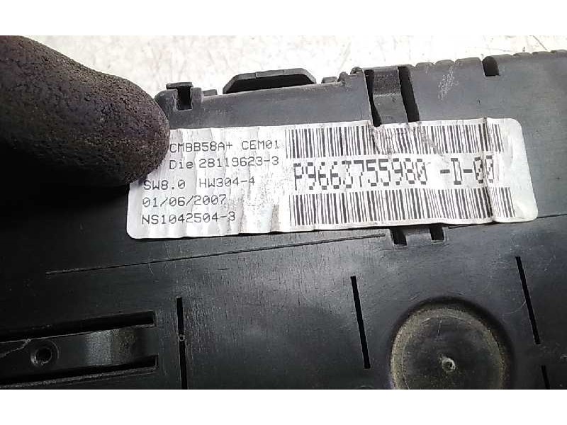 Recambio de cuadro instrumentos para citroen c4 picasso sx referencia OEM IAM 9663755980  