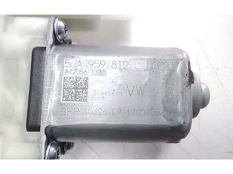 Recambio de elevalunas trasero derecho para skoda rapid active referencia OEM IAM 5JA959812L  