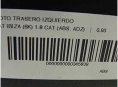 Recambio de piloto trasero izquierdo para seat ibiza (6k) 1.8 cat (abs. adz) referencia OEM IAM    2