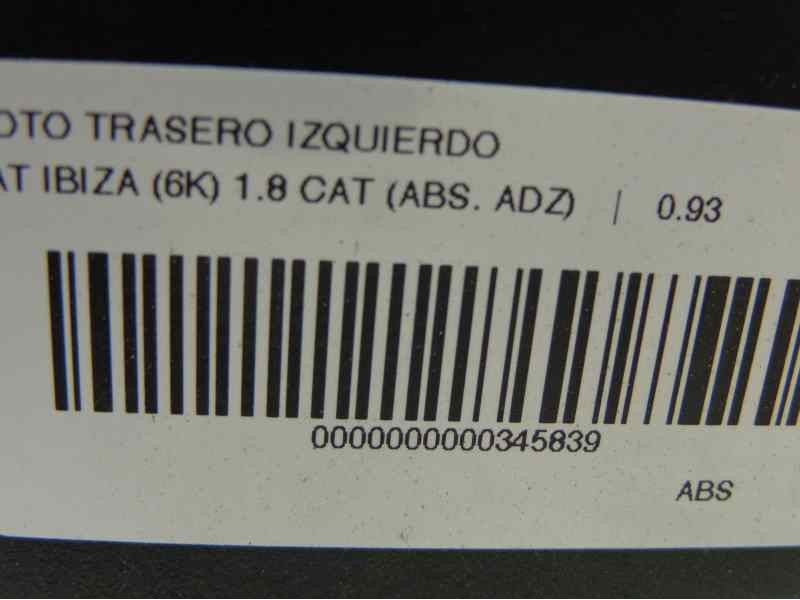 Recambio de piloto trasero izquierdo para seat ibiza (6k) 1.8 cat (abs. adz) referencia OEM IAM   