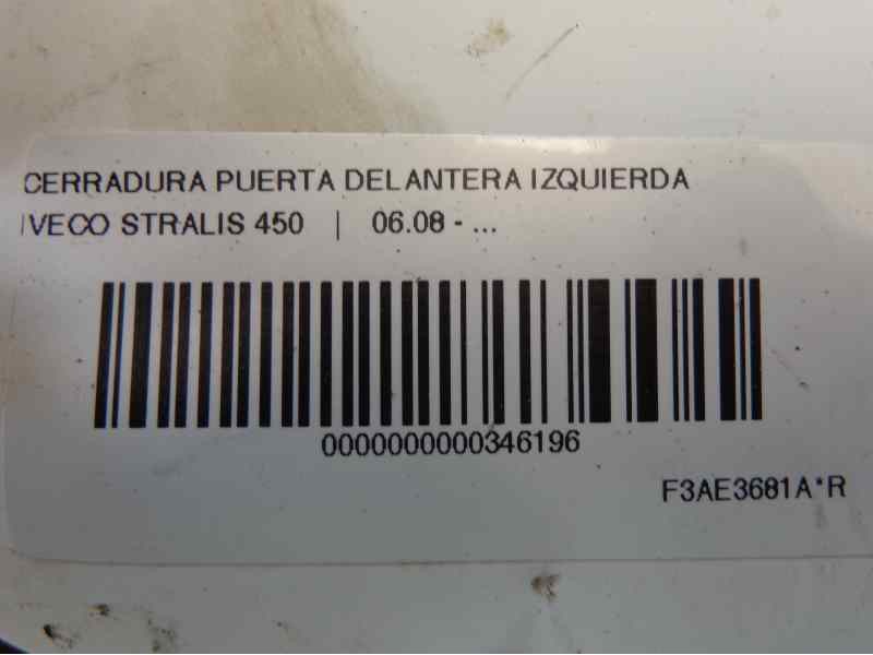 Recambio de cerradura puerta delantera izquierda para iveco stralis 450 referencia OEM IAM   