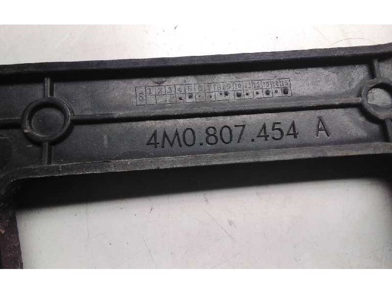 Recambio de soporte paragolpes trasero derecho para audi q7 (4m) 3.0 tdi quattro referencia OEM IAM 4M0807454A  