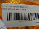 PILOTO DELANTERO DERECHO 