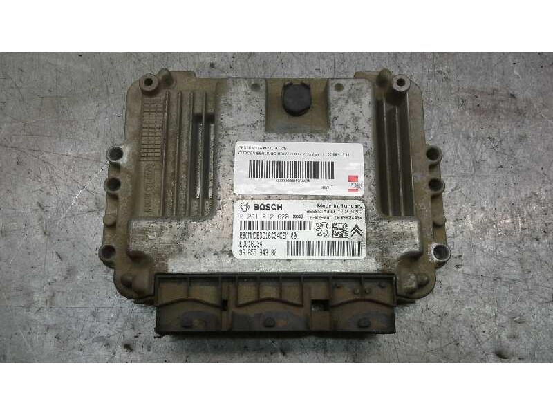 Recambio de centralita motor uce para citroen berlingo hdi 75 600 first kasten referencia OEM IAM 0281012620 328 