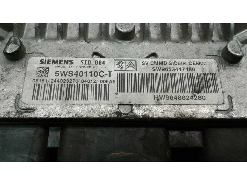 Recambio de centralita motor uce para citroen c3 1.4 hdi magic referencia OEM IAM 5WS40110C-T 317 